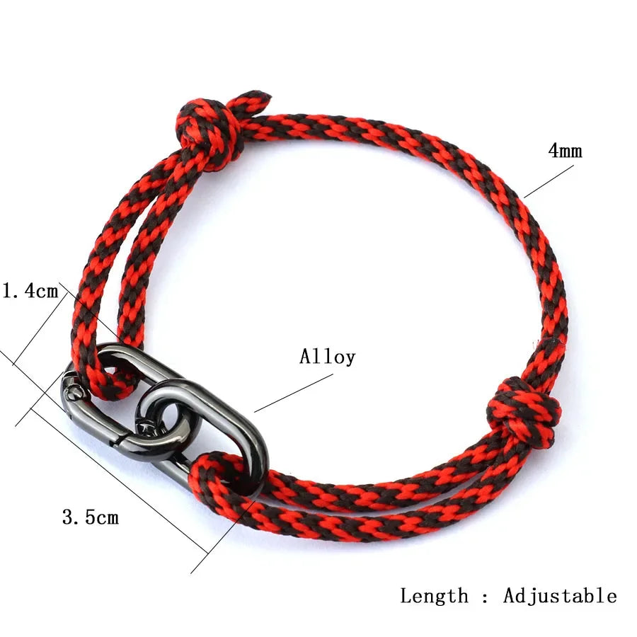 Novelties Rope Bracelet Unisex Handmade Weaven Adjustable Cord Braclet Beach Leisure Accessories Friendship Jewelry Pulseria