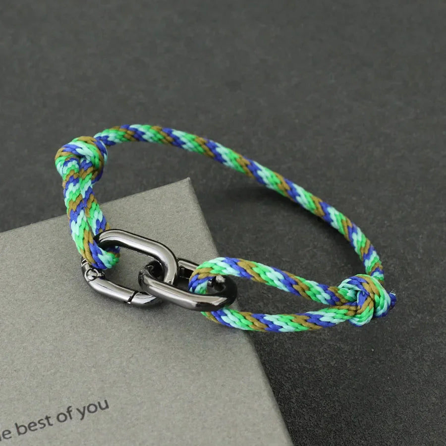 Novelties Rope Bracelet Unisex Handmade Weaven Adjustable Cord Braclet Beach Leisure Accessories Friendship Jewelry Pulseria