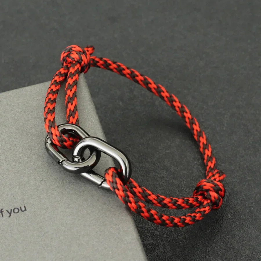 Novelties Rope Bracelet Unisex Handmade Weaven Adjustable Cord Braclet Beach Leisure Accessories Friendship Jewelry Pulseria